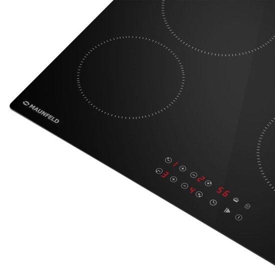 Варочная панель электрическая Maunfeld CVCE594STBK 4 конфорки черная
