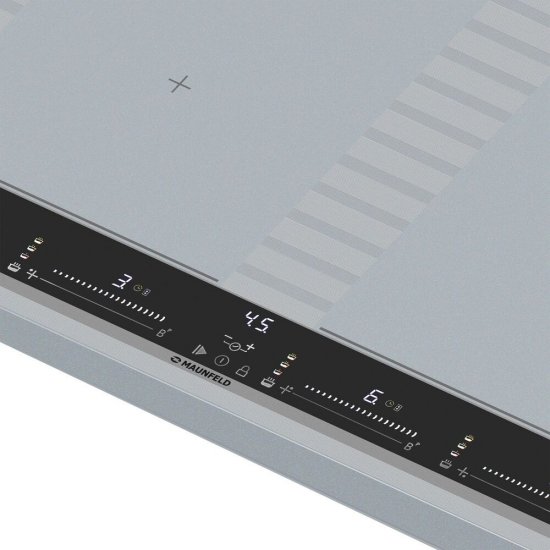 Варочная панель индукционная Maunfeld CVI594SF2MBL Lux 4 конфорки голубая