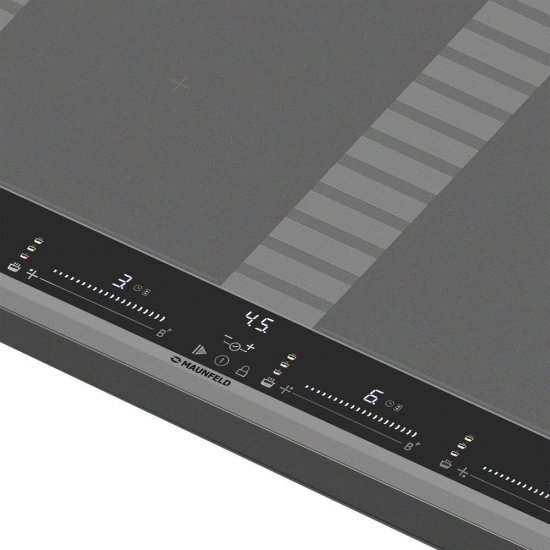 Варочная панель индукционная Maunfeld СVI594SF2MDGR Lux 4 конфорки графит