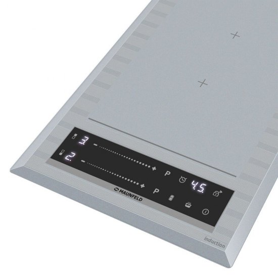 Варочная панель индукционная Maunfeld CVI292S2FMBL Lux 2 конфорки голубая