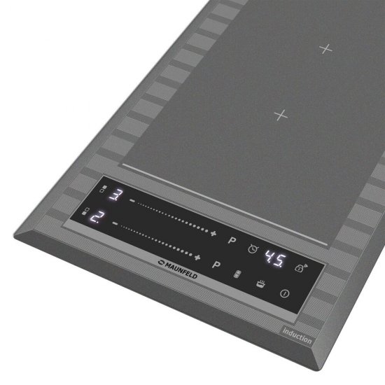 Варочная панель индукционная Maunfeld CVI292S2FMDGR Lux 2 конфорки графит