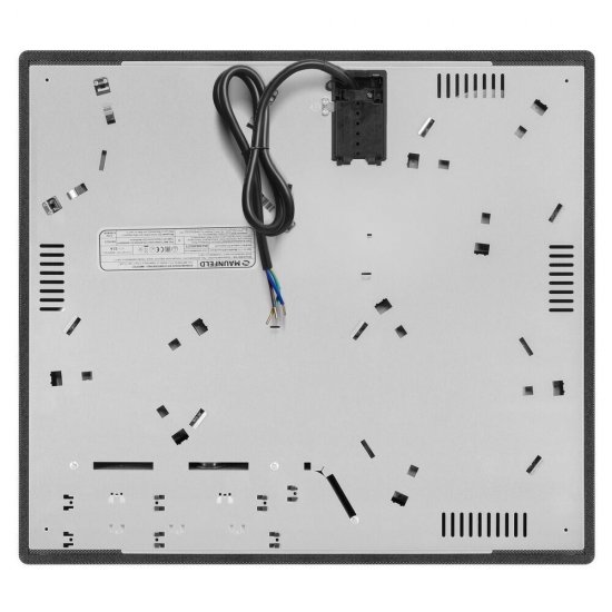 Варочная панель электрическая Maunfeld CVCE594SSMDBK LUX 4 конфорки черная