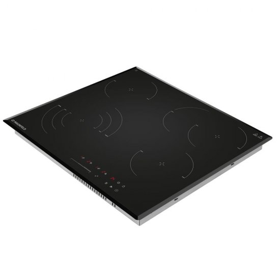 Варочная панель электрическая Maunfeld CVCE594SSMDBK LUX 4 конфорки черная