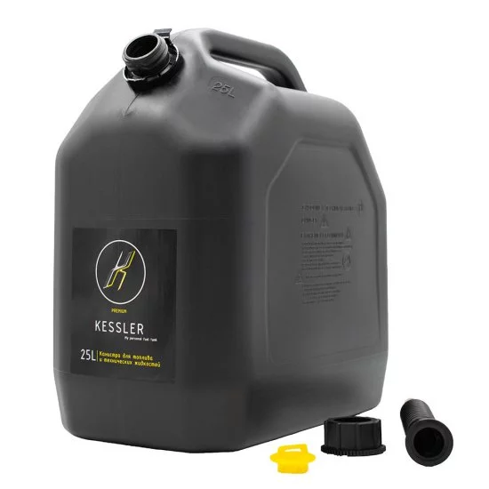 Канистра для технических жидкостей Kessler 25 л пластиковая черная