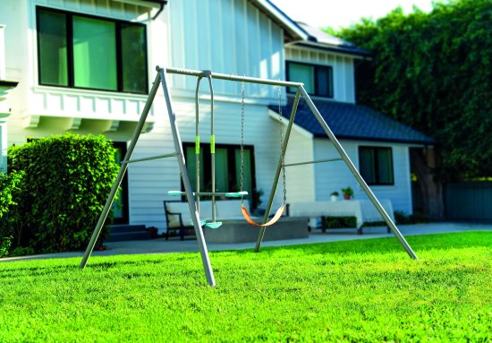 Набор из двух качелей INTEX 44122 для детей 3-10 лет 3-х местные цвет разноцветный