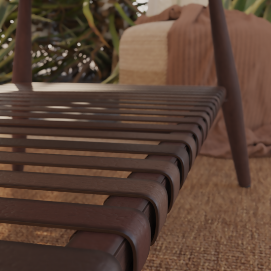 Кофейный стол Naterial Retro прямоугольный 110x60 см коричневый