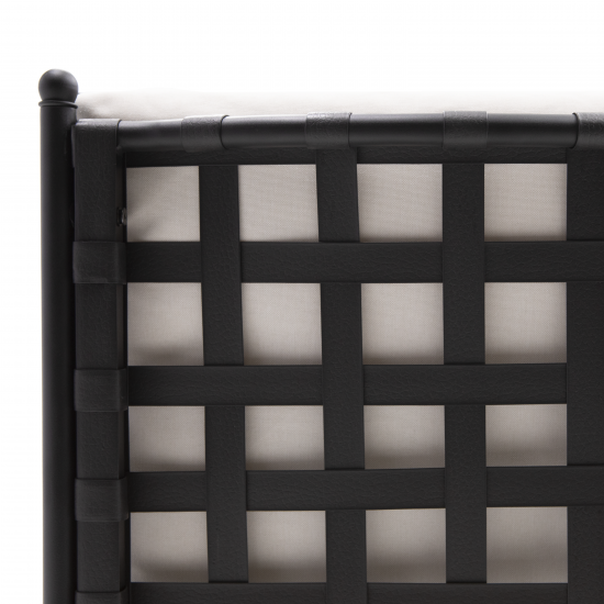 Кресло садовое Naterial Victoria 53x64x92.5 см сталь цвет черный 2 шт.