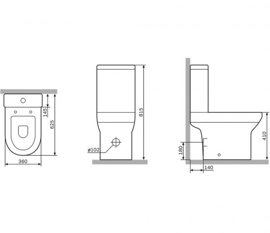Унитаз-компакт AM.PM Crave Flash Clean безободковый сиденье с микролифтом двойной смыв арматура Geberit