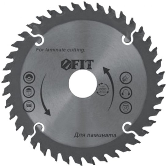Пильный диск для циркулярных пил по ламинату FIT 37780