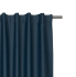 Штора со скрытыми петлями блэкаут Inspire Alycia 200x280 см цвет черно-синий Fjord