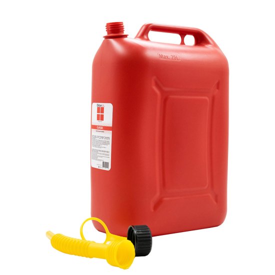 Канистра для технических жидкостей Oktan 25 л пластиковая красная