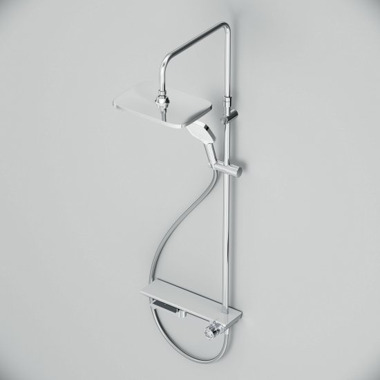 Душевая система AM.PM Flash F079SQ700 со смесителем 3 режима цвет хром