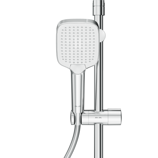 Душевая система AM.PM Flash F079SQ700 со смесителем 3 режима цвет хром