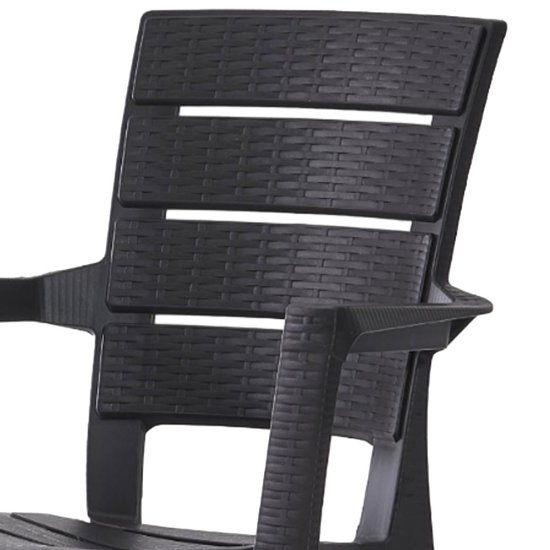 Кресло пластиковое Heniver Anders шоколад 560х440х890 мм (SPC-010)