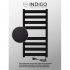 Полотенцесушитель электрический Indigo Oktava Slim 5 800х430 мм 85 Вт с терморегулятором черный муар
