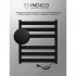 Полотенцесушитель электрический Indigo Oktava Slim 5 600х530 мм 70 Вт с терморегулятором черный муар