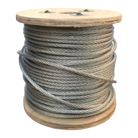 Трос стальной оцинкованный DIN 3055 4 мм на отрез