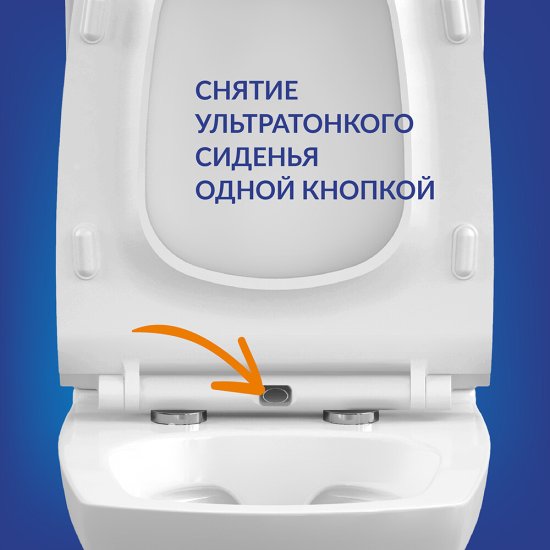 Унитаз-компакт Cersanit Carina Clean On безободковый с горизонтальным выпуском с сиденьем дюропласт микролифт белый (S-KO-CAR011-3/5-COn-S-DL-w)