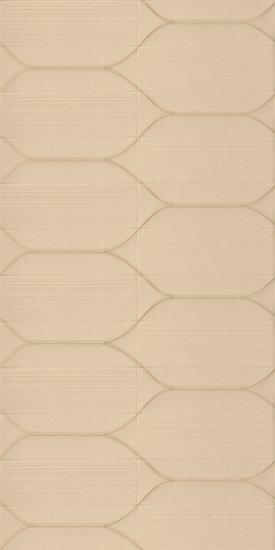 Керамогранит Lavelly Hexagon Relief бежевый матовый 1200х600х8,5 мм (2 шт.=1,44 кв.м)