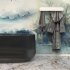 Вешалка для ванной Flow Round 6 крючков на шуруп металл белая (Fl-ro-hook60-б)