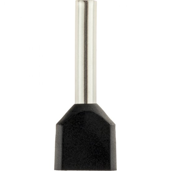 Наконечник штыревой втулочный изолированный Duwi 12 мм х 1,5 кв.мм двойной (25 шт.)