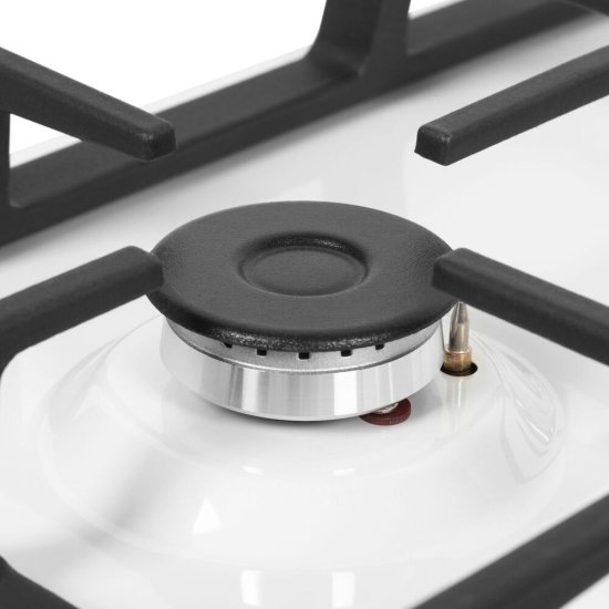 Варочная панель газовая Maunfeld EGHE.43.33CW/G 3 конфорки белая