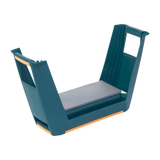 Скамейка Helex оранжево-зеленая 595х195х350 мм садовая (H826)