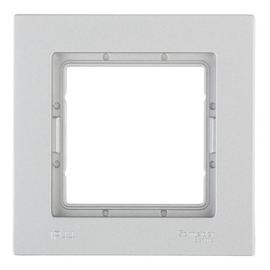 Рамка Systeme Electric AtlasDesign Aqua одноместная алюминий (ATN440301)