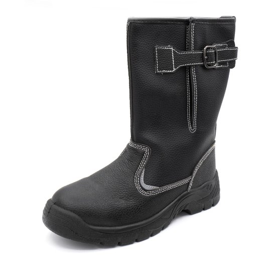 Сапоги из искусственной кожи размер 45 черные Мистраль SJ970 (141055)