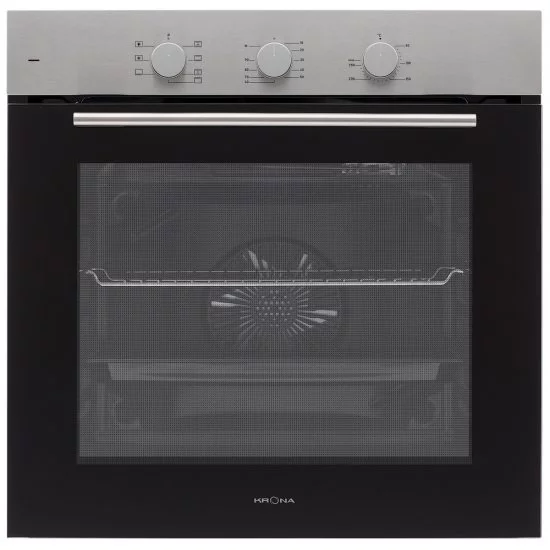 Духовой шкаф электрический встраиваемый Krona Element Plus 60 IX 595 мм нержавеющая сталь/черный (КА-00007247)