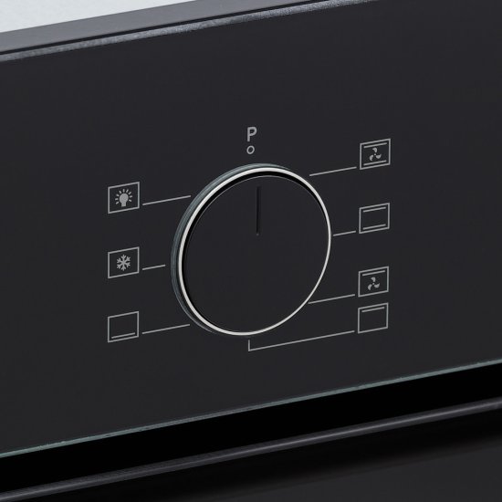 Духовой шкаф электрический встраиваемый Krona Element Plus 60 BL 595 мм черный