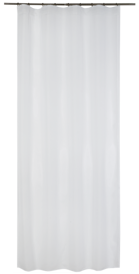 Тюль на ленте Inspire Polyone 140x280 см цвет белый White 0