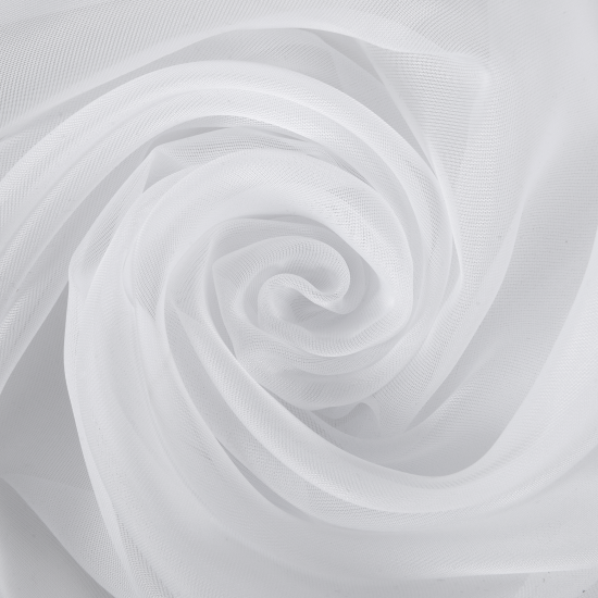 Тюль на ленте Inspire Polyone 300x280 см цвет белый White 0