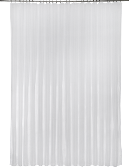 Тюль на ленте Inspire Polyone 300x280 см цвет белый White 0