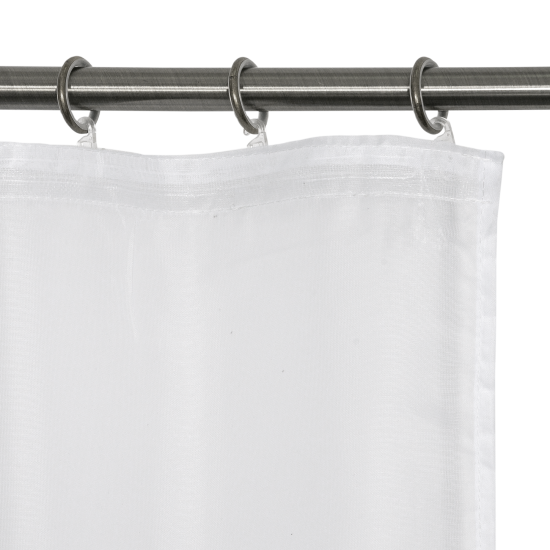 Тюль на ленте Inspire Polyone 300x280 см цвет белый White 0