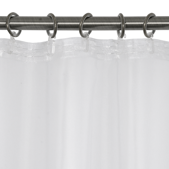 Тюль на ленте Inspire Polyone 300x280 см цвет белый White 0