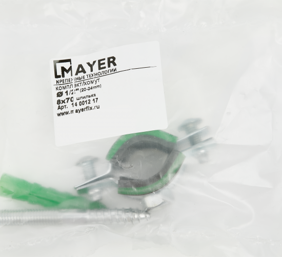 Хомут для труб Mayer 1/2