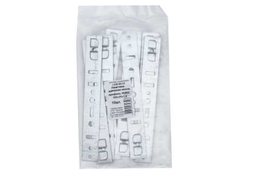 Пластина анкерная оцинкованная сталь 190x25x1.2 мм