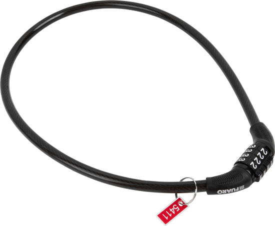 Замок тросовый Fuaro PL-0865-CODE, 8 мм, 65 см