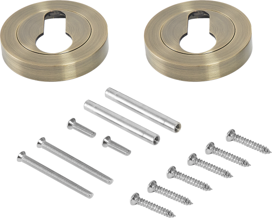 Накладка на цилиндр Punto ET.R.TLK52 53.5x53.5 см цвет матовое золото