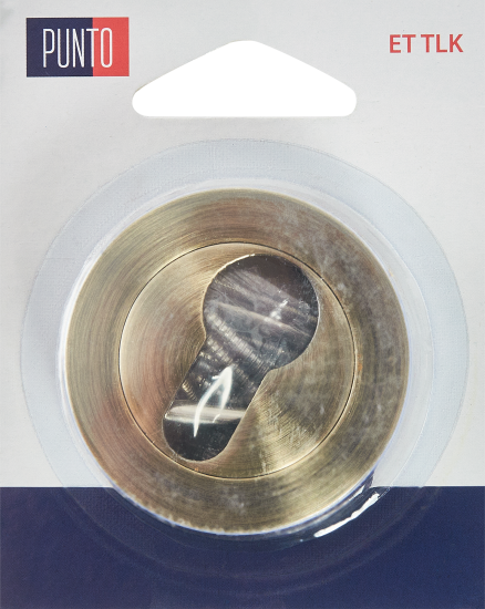 Накладка на цилиндр Punto ET.R.TLK52 53.5x53.5 см цвет матовое золото