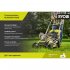 Бесщеточная газонокосилка Ryobi RLM36x41H50G