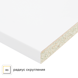 Столешница Delinia Супер-белый 240x3.8x60 См Бдсп/дсп Цвет Белый