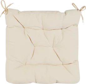 Подушка для садовой мебели Linen Way 44x44 см цвет кремовый