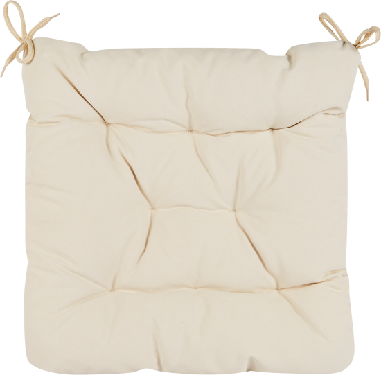 Подушка для садовой мебели Linen Way 44x44 см цвет кремовый