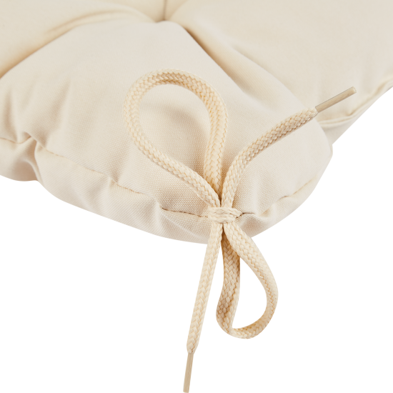 Подушка для садовой мебели Linen Way 44x44 см цвет кремовый