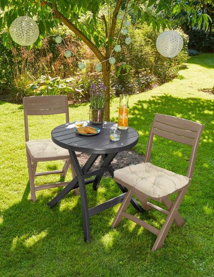 Подушка для садовой мебели Linen Way 44x44 см цвет кремовый