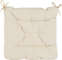 Подушка для садовой мебели Linen Way 44x44 см цвет кремовый