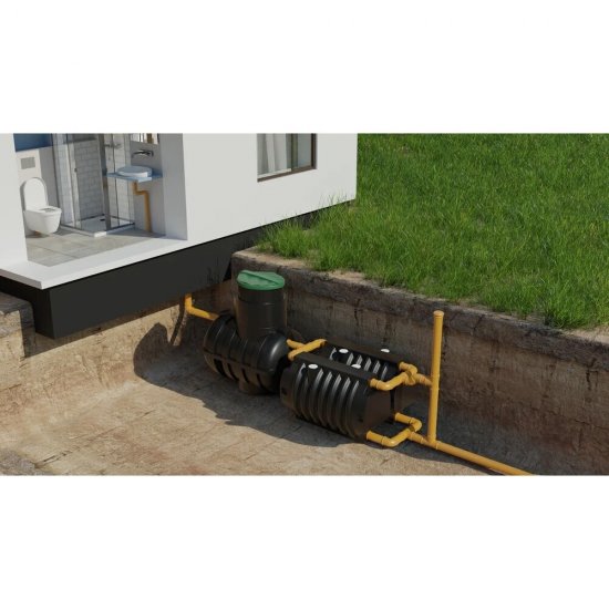 Локальное очистное сооружение (септик) Rostok Коттеджный Плюс 3 куб.м