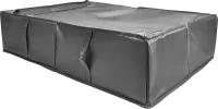 Короб для хранения с крышкой 72x18x52 см полиэстер цвет серый